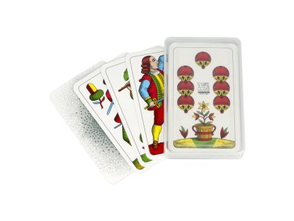 Mariášové karty jednohlavé OT, plastová krabička