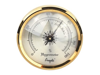 Vlhkoměr Angelo na suchý zip, 44mm, zlatý