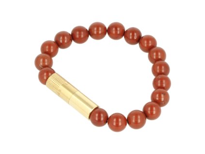 Vyštípávač doutníků Les Fines Lames Červený Jaspis náramek, M, mosaz