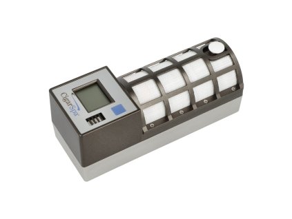 Zvlhčovač elektrický Cigar Spa, digitální, hnědý/stříbrný