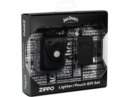Zapalovač Zippo Set Jack Daniels Light+Pouch