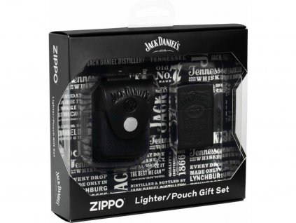 ZIPPO# set Jack Daniels light+pouch