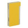 Zapalovač Caseti Flat Flame, chrome/yellow