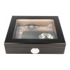 Humidor na doutníky Set 15D černý, 26x22x7cm (- -)