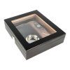 Humidor na doutníky Set 15D černý, 26x22x7cm (- -)