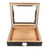 Humidor na doutníky Set 15D černý, 26x22x7cm (- -)