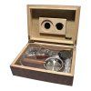 Doutníkový Humidor Set Angelo hnědý (- -)