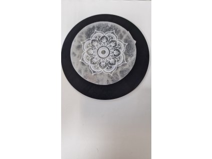Selenitová podložka 10 cm - mandala