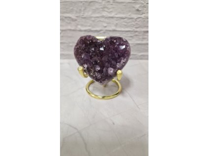 Ametyst srdce 3