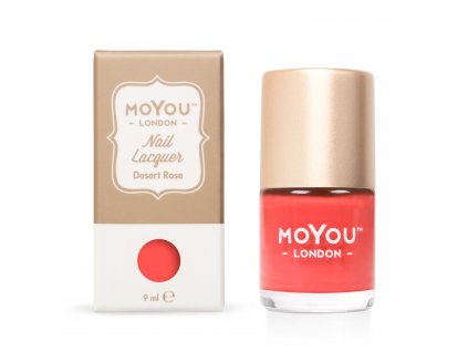 Razítkovací lak na nehty - Desert Rose 9 ml