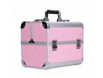 Kosmetický kufřík GLITTER růžový