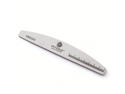 Inveray Nail File 180/240 Halfmoon Grey