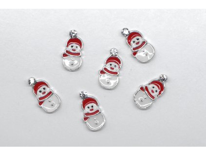 Vianočné 3D zdobenie - snehuliak