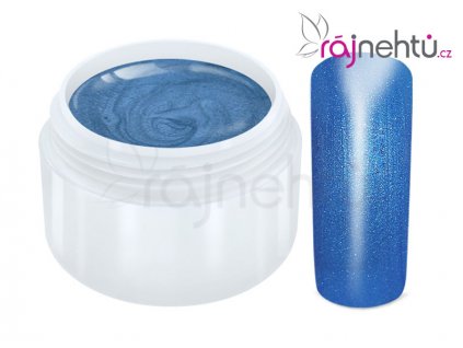 Raj nechtov Farebný UV gél METALLIC - Blue 5ml