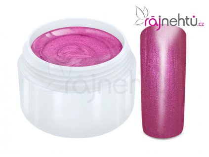 Raj nechtov Farebný UV gél METALLIC - Rose 5ml