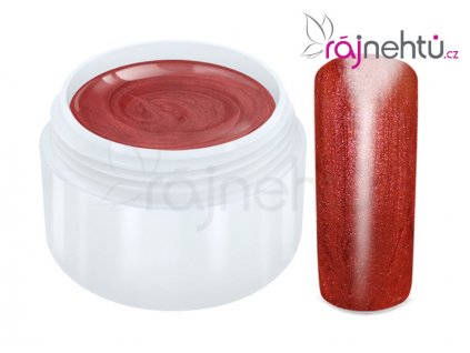 Raj nechtov Farebný UV gél METALLIC - Rubin 5ml