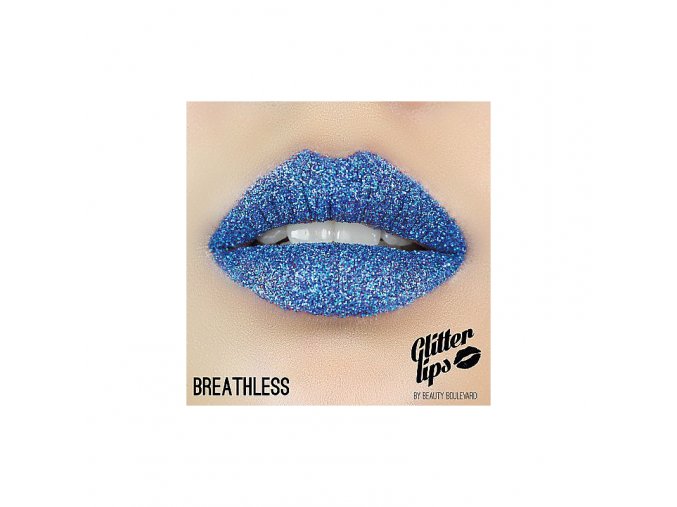 Glitter Lips, vodoodolné trblietky na pery - Breathless 3,5ml