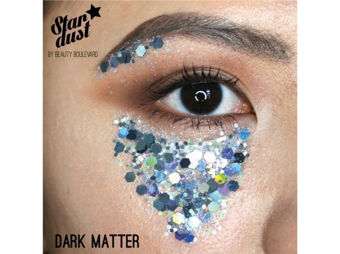 Stardust - vodoodolné trblietky na telo a vlasy - Dark Matter