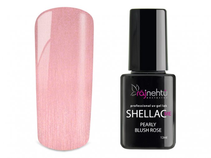 UV gel lak Shellac Me 12ml - Pearly Blush Rose