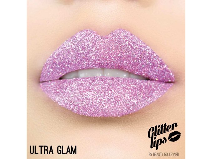 Glitter Lips, vodoodolné trblietky na pery - Ultra Glam 3,5ml