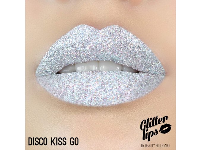 Glitter Lips, vodoodolné trblietky na pery - Disco Kiss Go 3,5ml