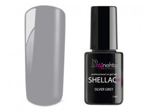 UV gel lak Shellac Me 12ml - Silver Grey