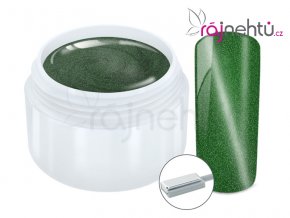 Ráj nehtů Barevný UV gel CAT EYE MAGNET - Green 5 ml