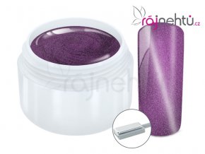 Ráj nehtů Barevný UV gel CAT EYE MAGNET - Purple 5 ml