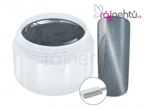 Ráj nehtů Barevný UV gel CAT EYE MAGNET - Silver 5 ml