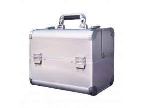 Kosmetický kufřík DOTS stříbrný