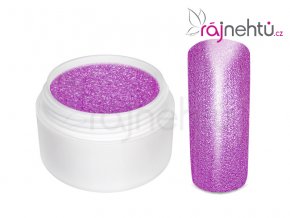 Farebný UV gél GLIMMER - Neon Purple - 5ml