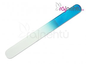 Pilník sklenený veľký - modrý