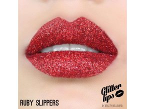 Glitter Lips, vodoodolné trblietky na pery - Ruby Slippers 3,5ml