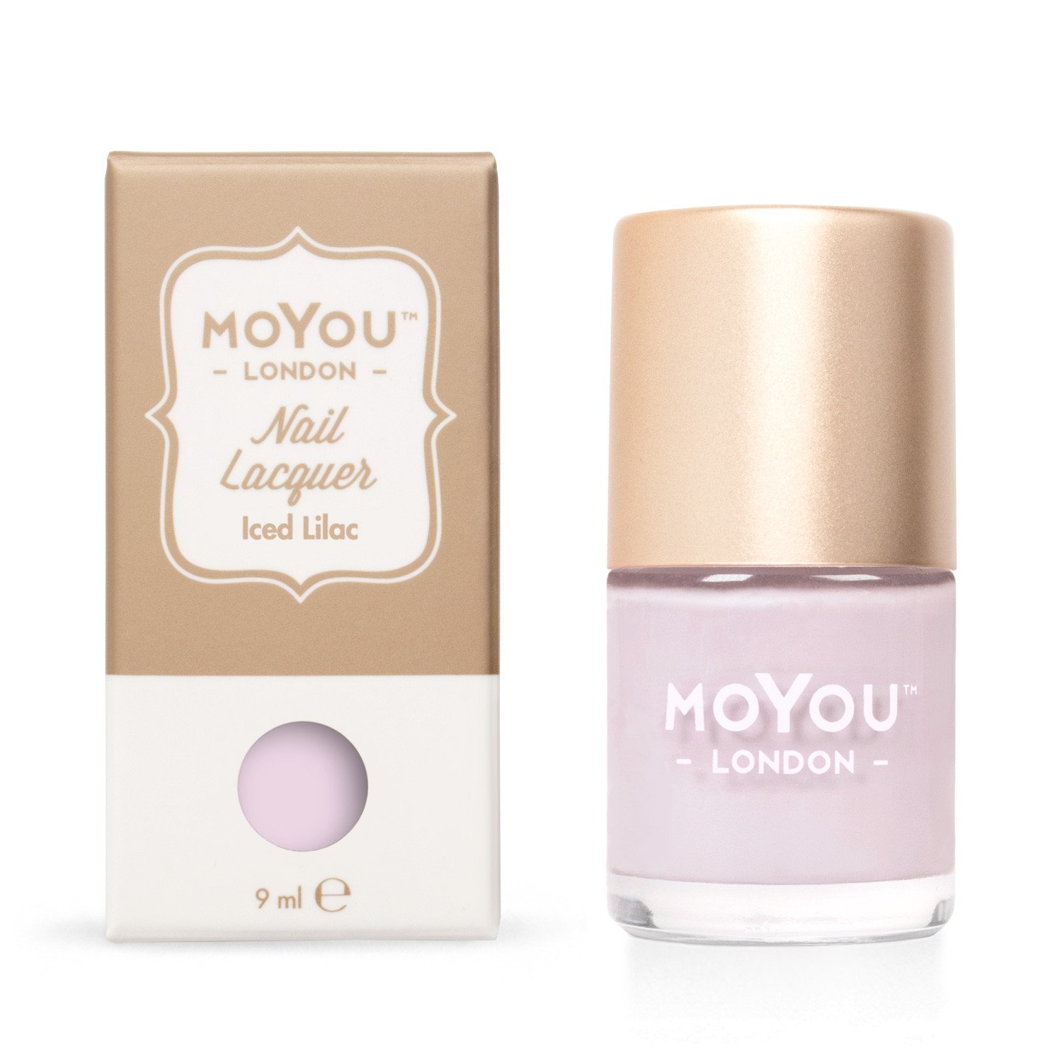 MoYou Pečiatkovací lak na nechty - Iced Lilac 9 ml