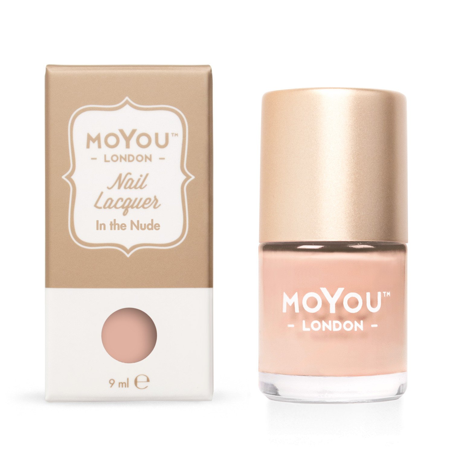 MoYou Razítkovací lak na nehty - In The Nude 9 ml