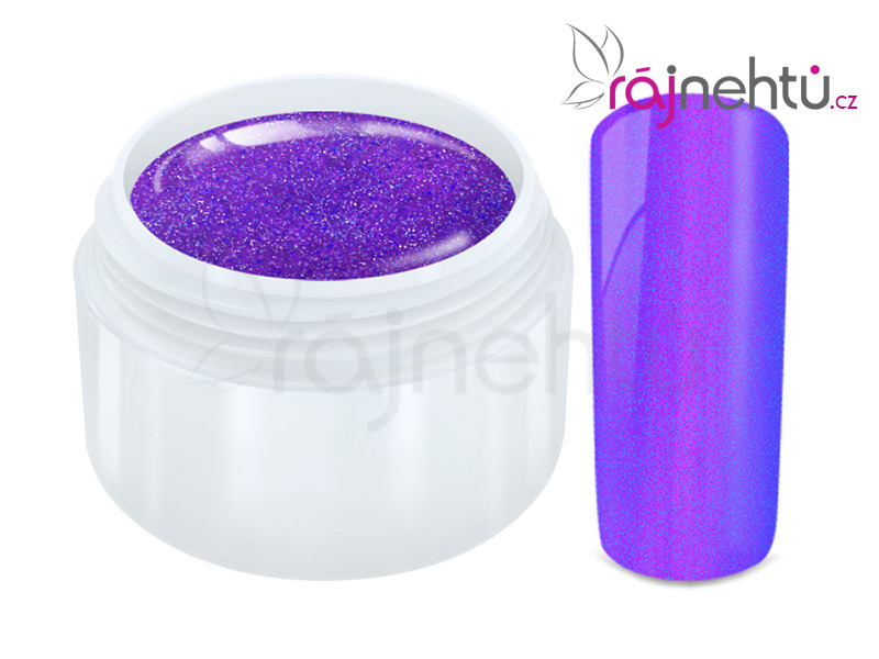 E-shop Ráj nehtů Barevný UV gel FLIPFLOP - Purple Blue 5ml