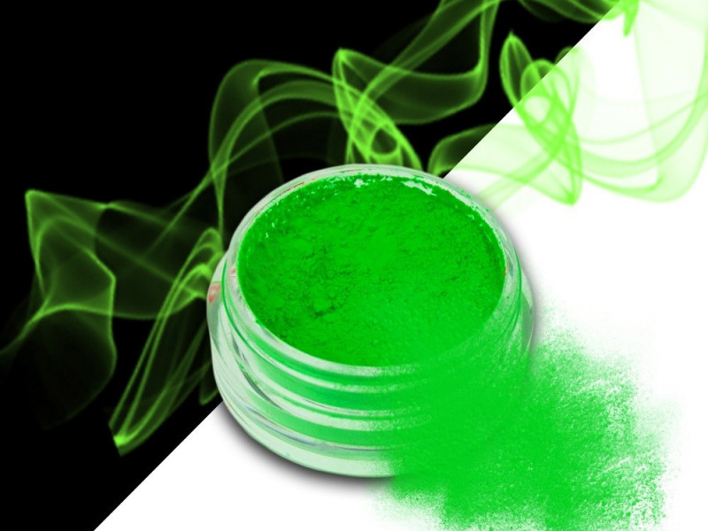 E-shop Ráj nehtů Smoke pigment - Neon Green