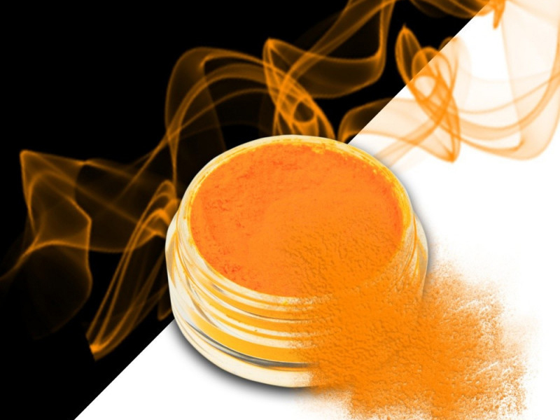E-shop Ráj nehtů Smoke pigment - Neon Light Orange