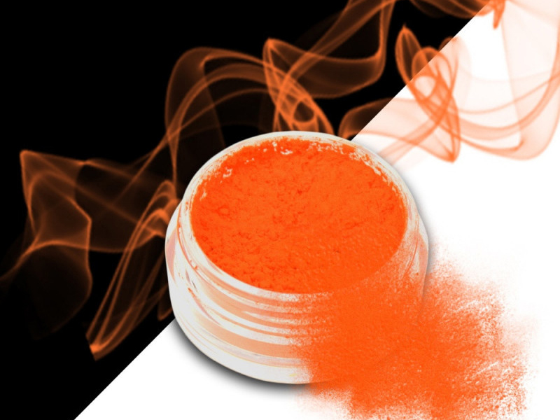 E-shop Ráj nehtů Smoke pigment - Neon Orange