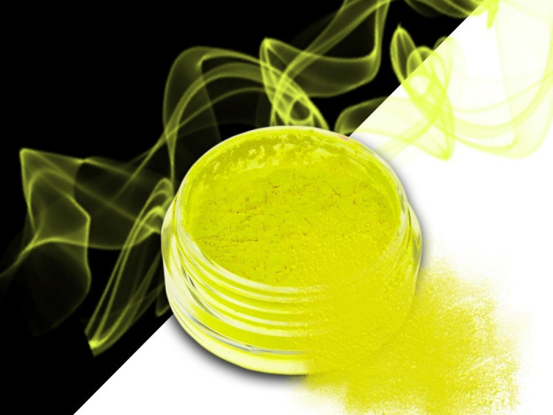 E-shop Ráj nehtů Smoke pigment - Neon Yellow