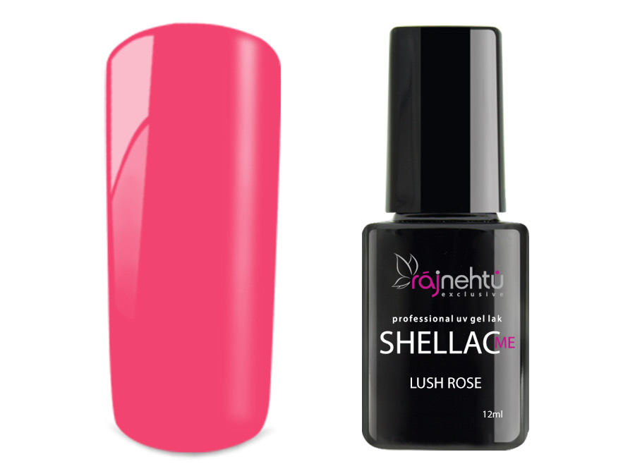 E-shop Ráj nehtů UV gel lak Shellac Me 12ml - Lush Rose