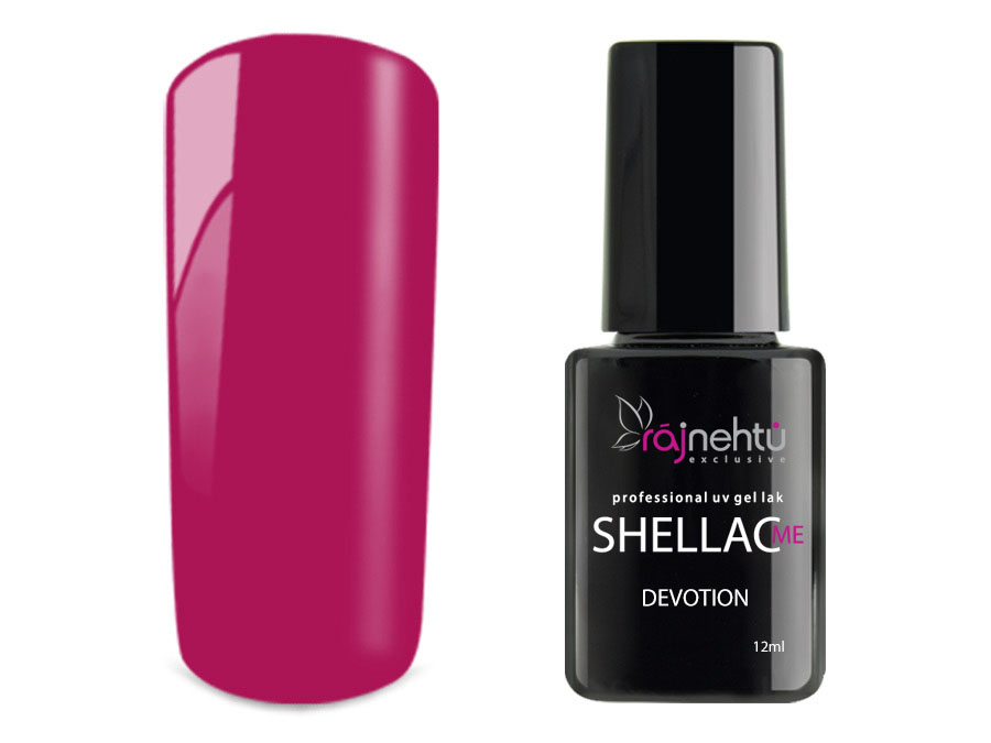 Ráj nehtů UV gel lak Shellac Me 12ml - Devotion