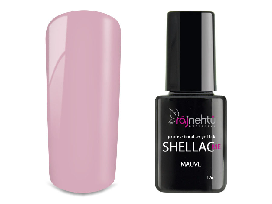 E-shop Ráj nehtů UV gel lak Shellac Me 12ml - Mauve