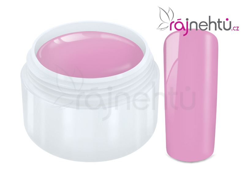 E-shop Ráj nehtů Barevný UV gel PASTEL - Pink 5ml