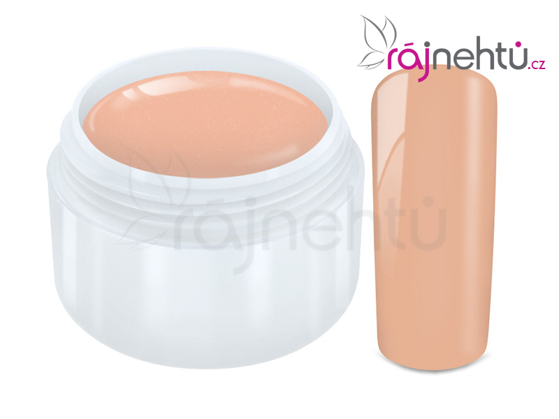 E-shop Ráj nehtů Barevný UV gel PASTEL - Peach 5ml