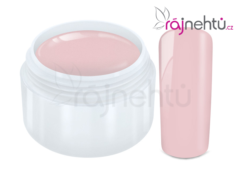 E-shop Ráj nehtů Barevný UV gel PASTEL - Rose 5ml