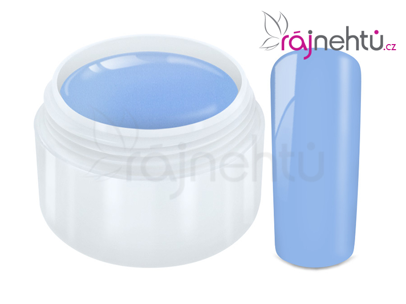 E-shop Ráj nehtů Barevný UV gel PASTEL - Sky Blue 5ml