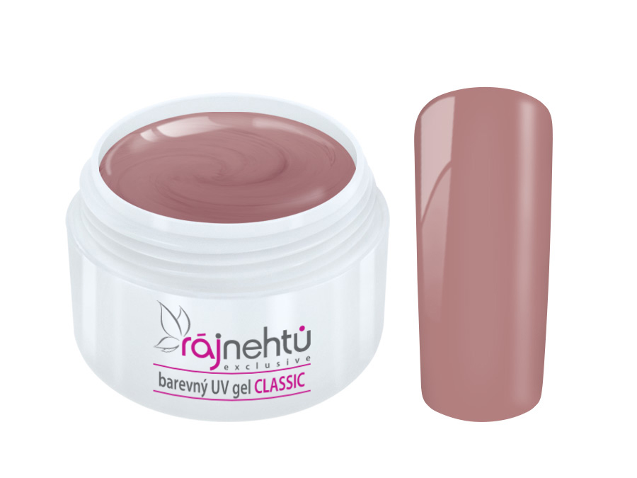 E-shop Ráj nehtů Barevný UV gel CLASSIC - Ash Rose 5ml