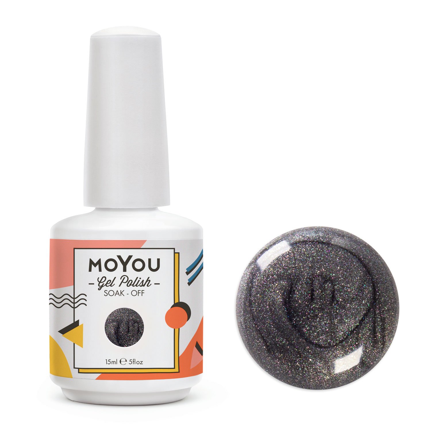 E-shop MoYou Premium Gel lak - Silver Screen 15ml