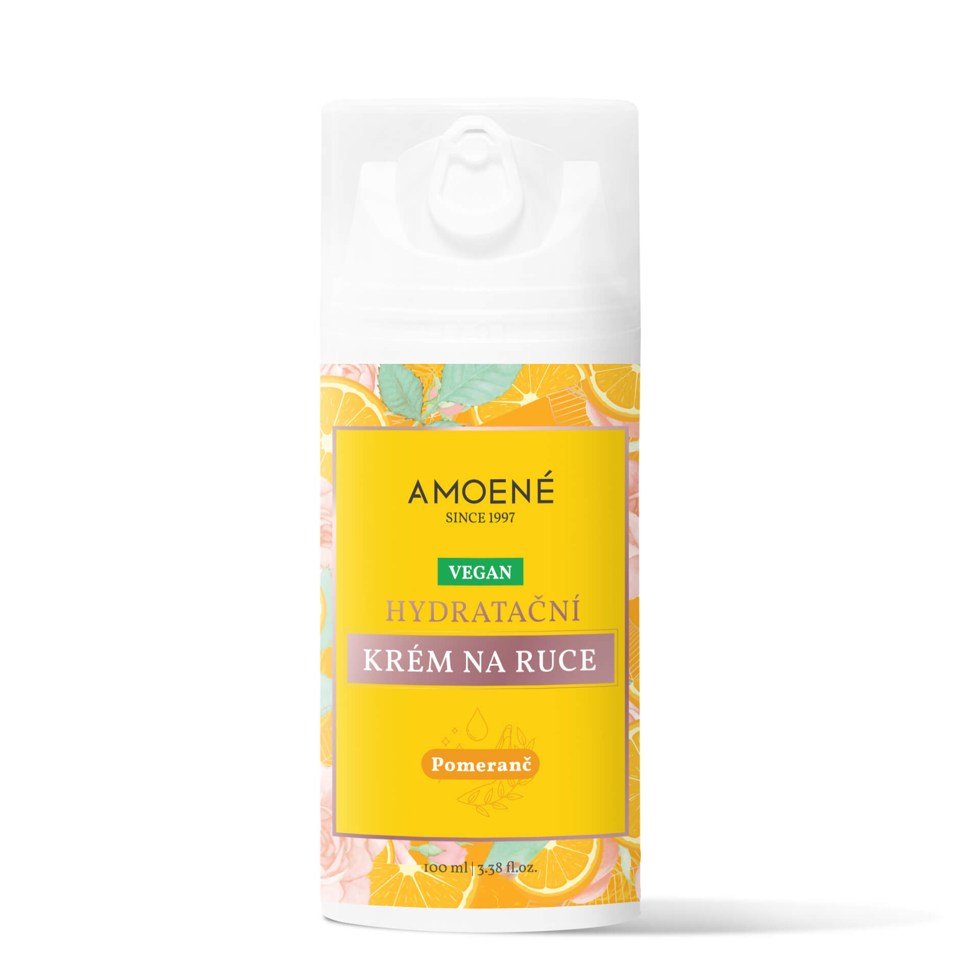 E-shop Amoené Hydratačný krém na ruky - Pomaranč, Airless 100 ml